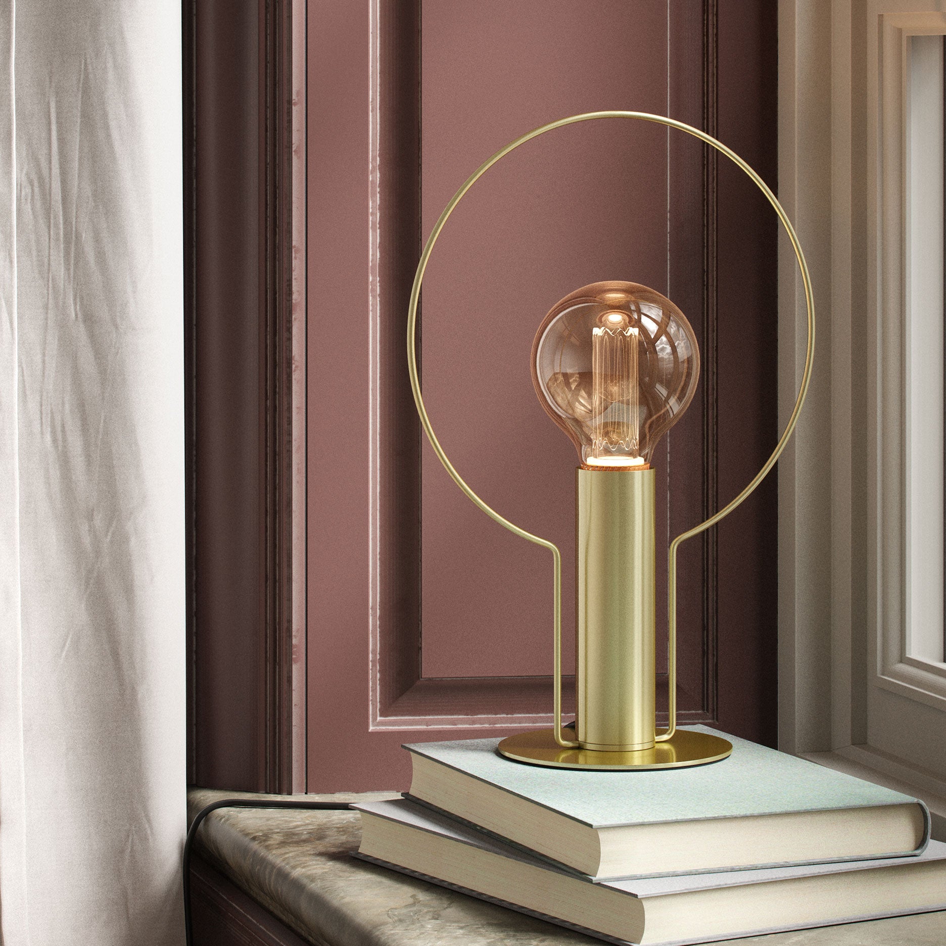 Deco pære retro E27 guldfarvet